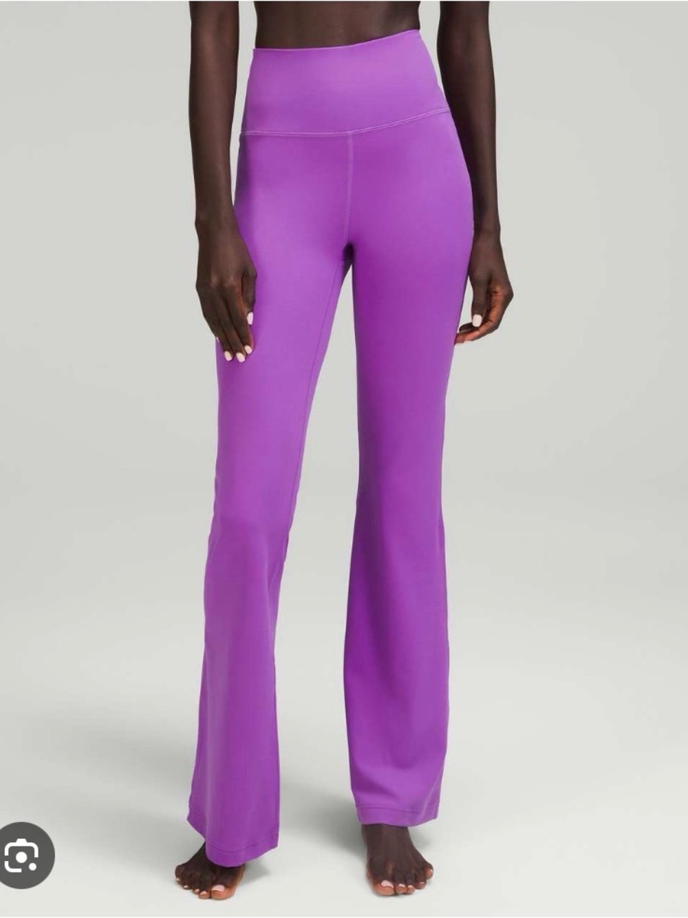 Lululemon High-Rise Purple Flare Leggings